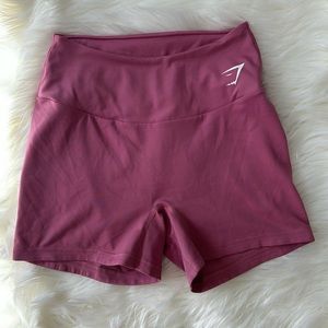 Pink Gymshark shorts